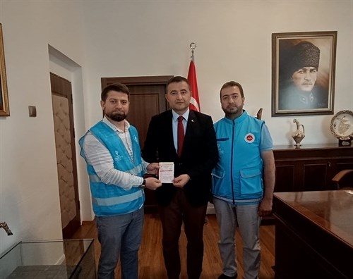 Kaymakam Bilici’den Türkiye Diyanet Vakfı’na Kurban Bağışı