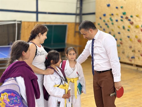 Kaymakam Bilici’den Spor Kurslarına Ziyaret