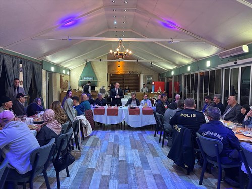 Kaymakam Bilici Şehit Yakınları ve Gaziler İçin Düzenlenen İftara Katıldı 