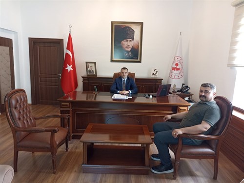 Çalış Belediye Başkanı Mustafa DEMİR’den Kaymakamımıza Hayırlı Olsun Ziyareti